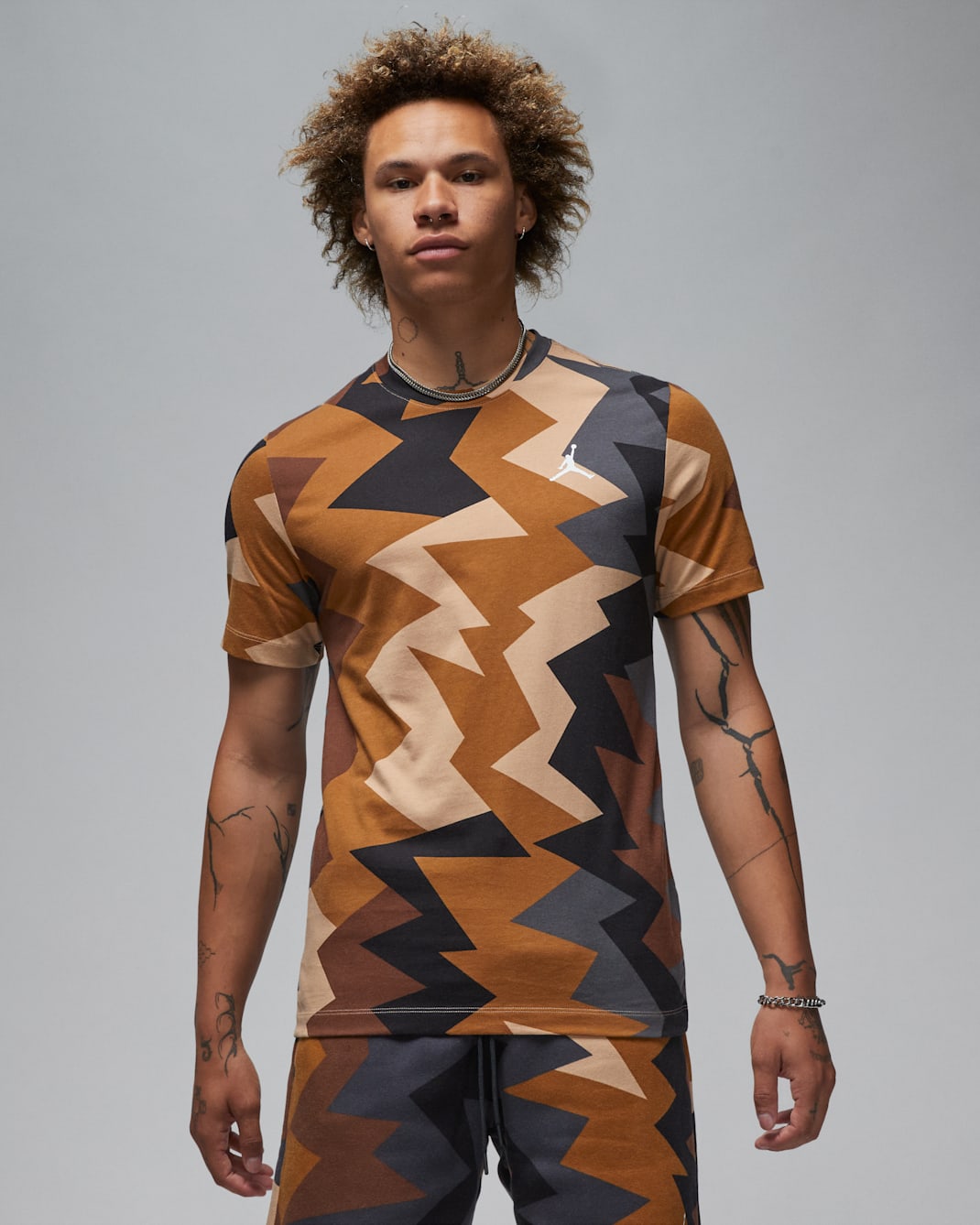 Jordan Flight MVP Men's Graphic T-Shirt - Hemp/Light British Tan