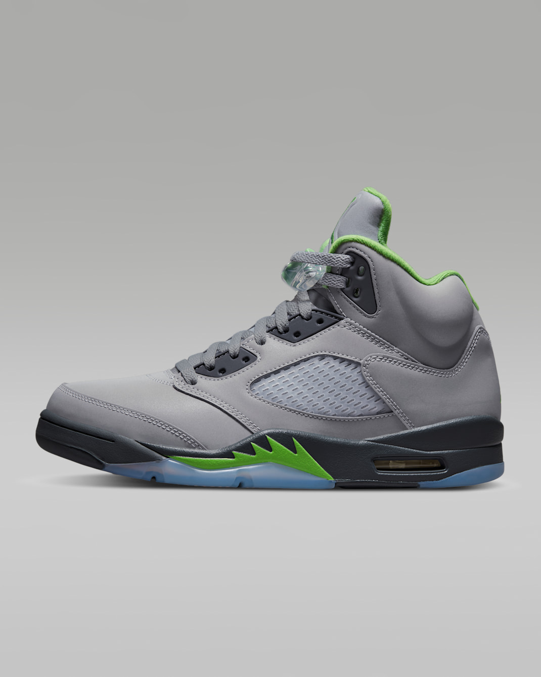 Air Jordan 5 Retro 'Green Bean' Men's Shoes - Silver/Flint Grey/Green Bean