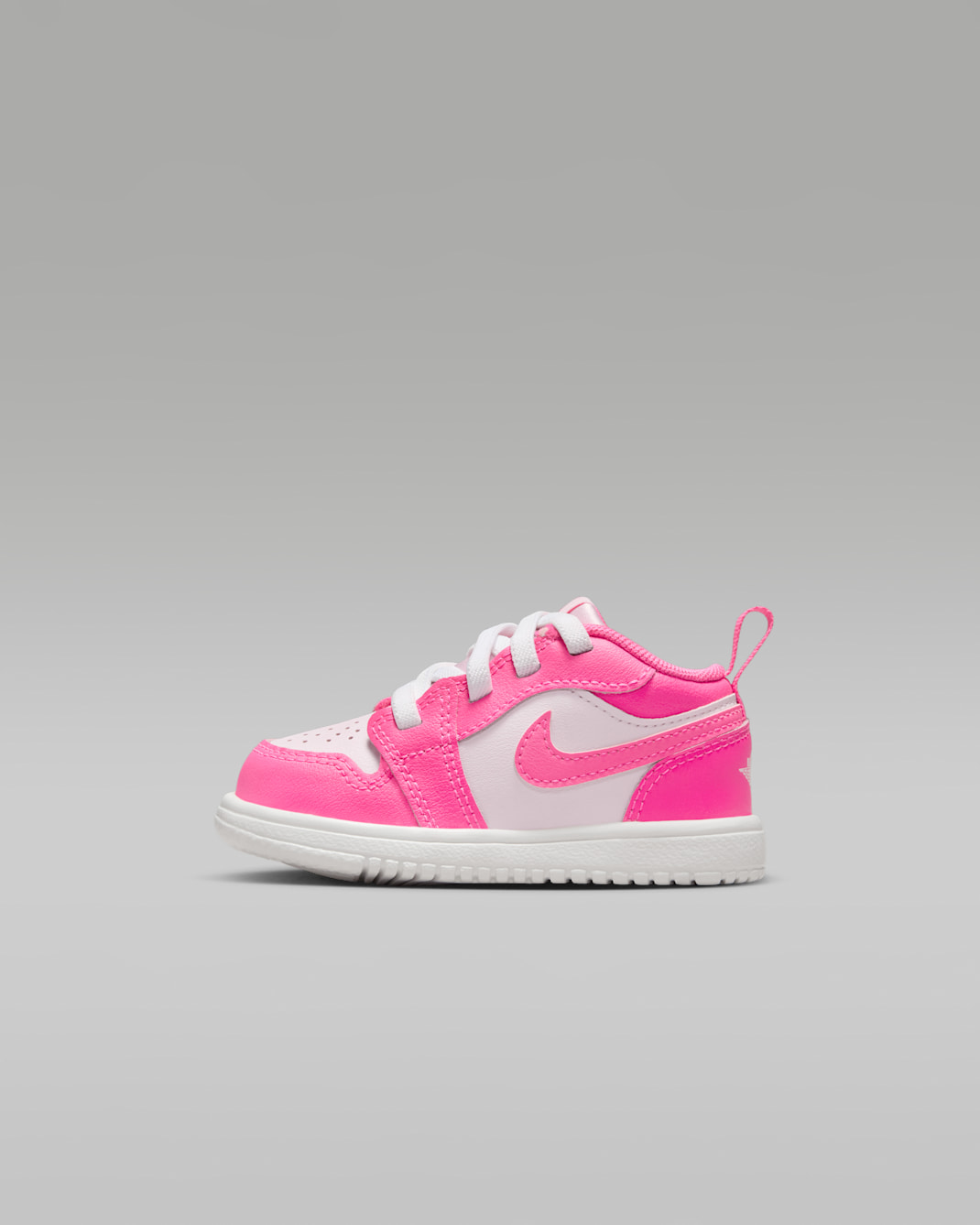 Tenis para bebé e infantil Jordan 1 Low Alt - Espuma rosa/Blanco cumbre/Hiperrosa