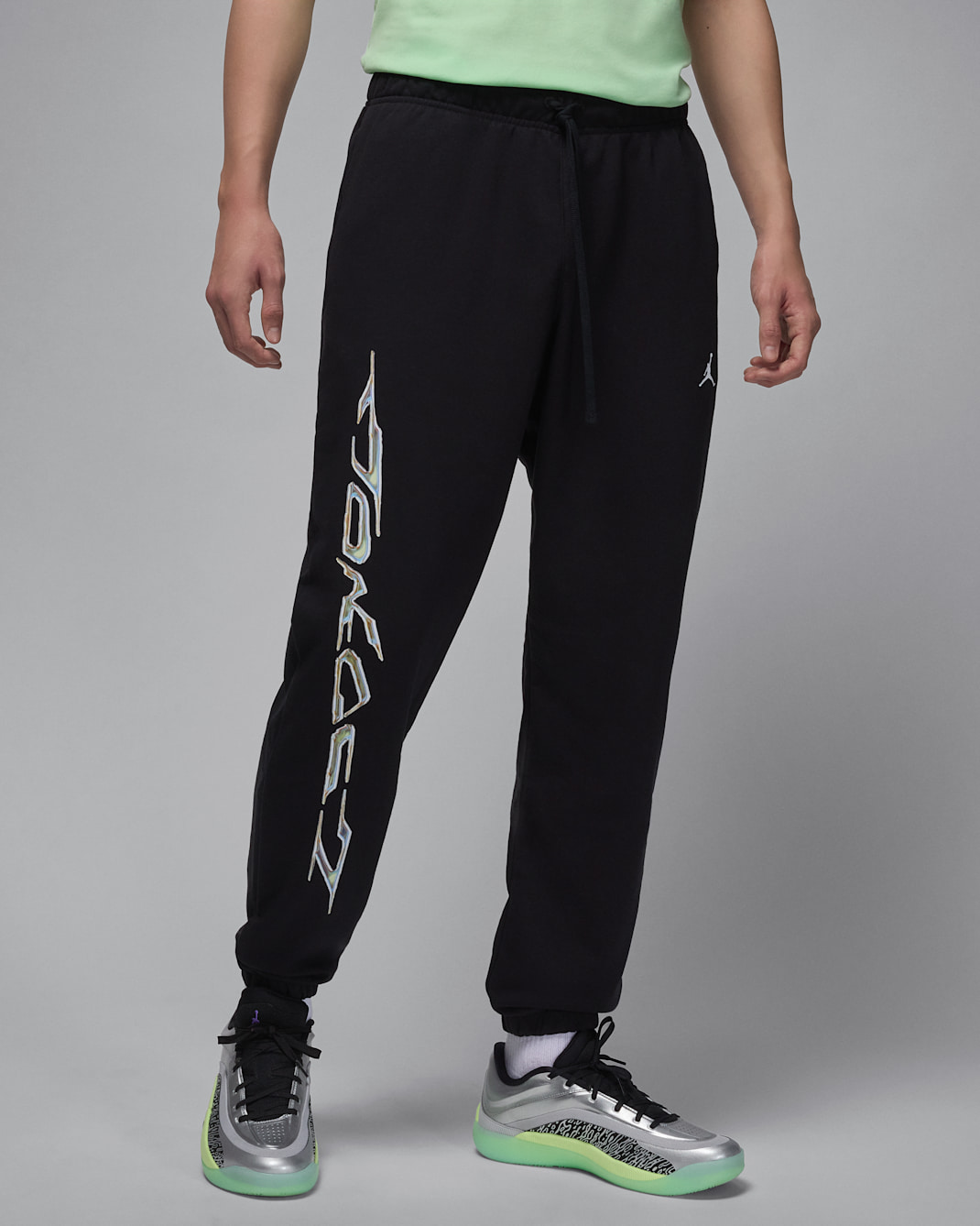 Jordan Sport Crossover Men's Dri-FIT Pants - Black/White