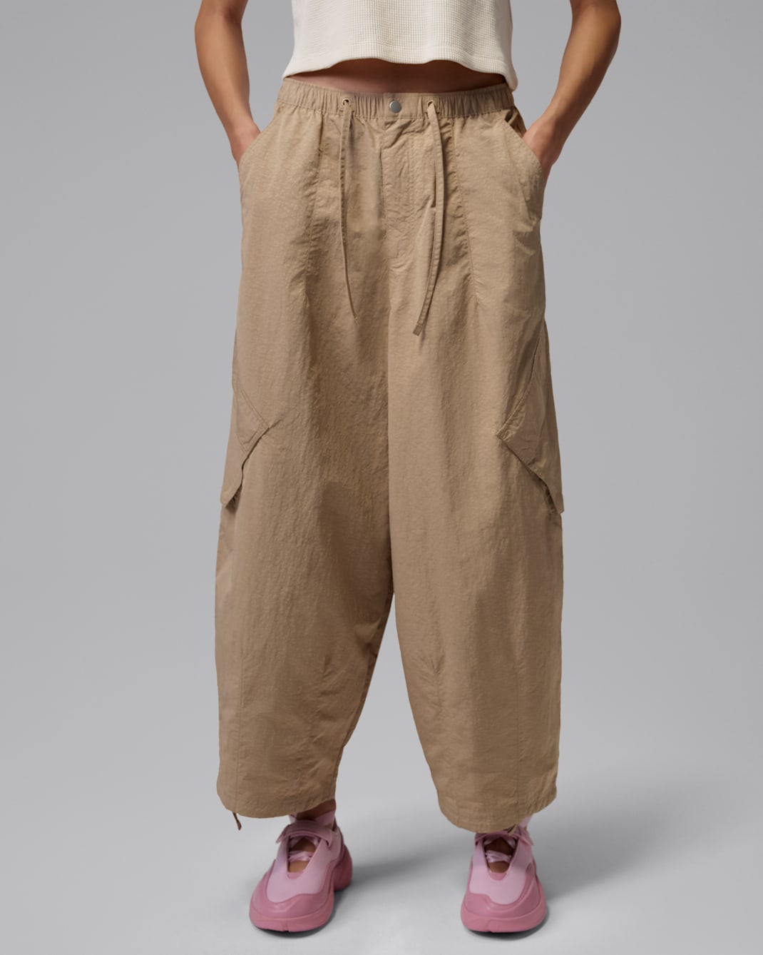 Jordan Flight Chicago Women's Parachute Pants - Khaki/Khaki