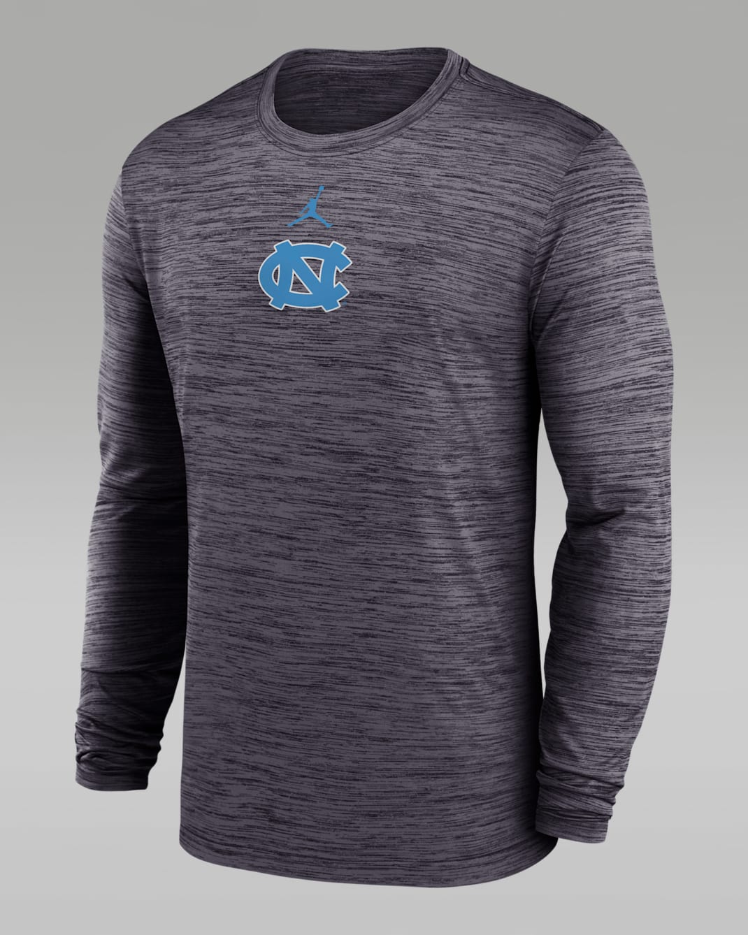 North Carolina Sideline Velocity Men's Jordan Brand Dri-FIT College Long-Sleeve T-Shirt - Black
