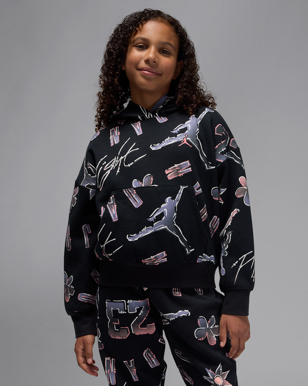 Jordan '23 Throwback hoodie voor kids - Zwart