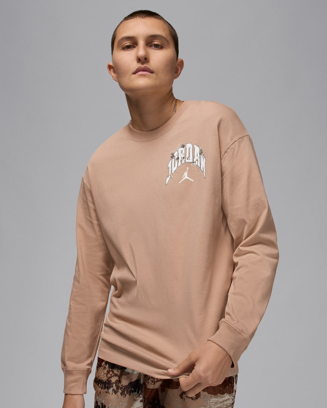 Jordan Brooklyn Women's Realtree Long-Sleeve T-Shirt - Hemp/Sail