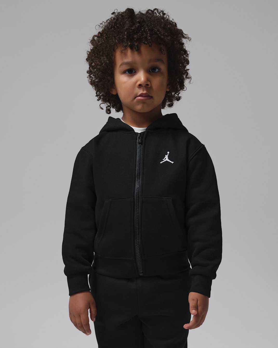 Jordan Brooklyn Fleece Toddler Full-Zip Hoodie - Black