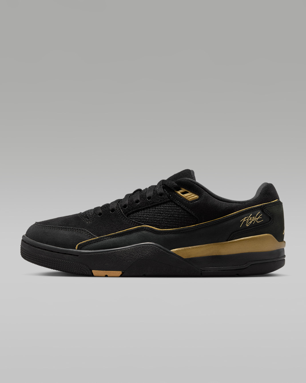 Jordan Flight Court Men's Shoes - Black/Metallic Gold
