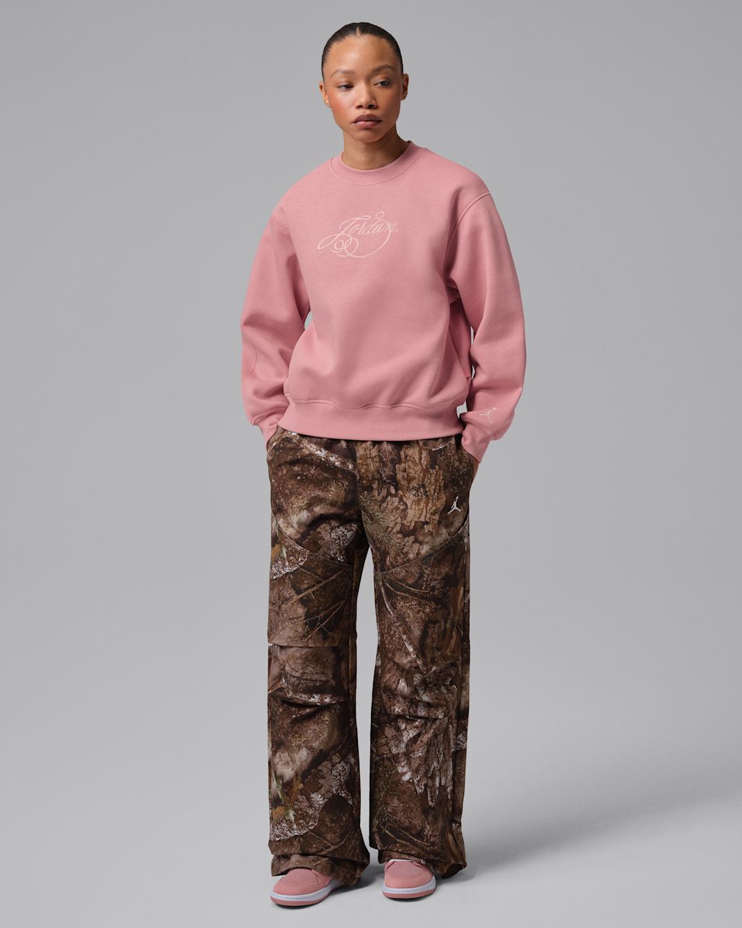 Jordan Brooklyn Fleece Women's Fireside Crew-Neck Sweatshirt