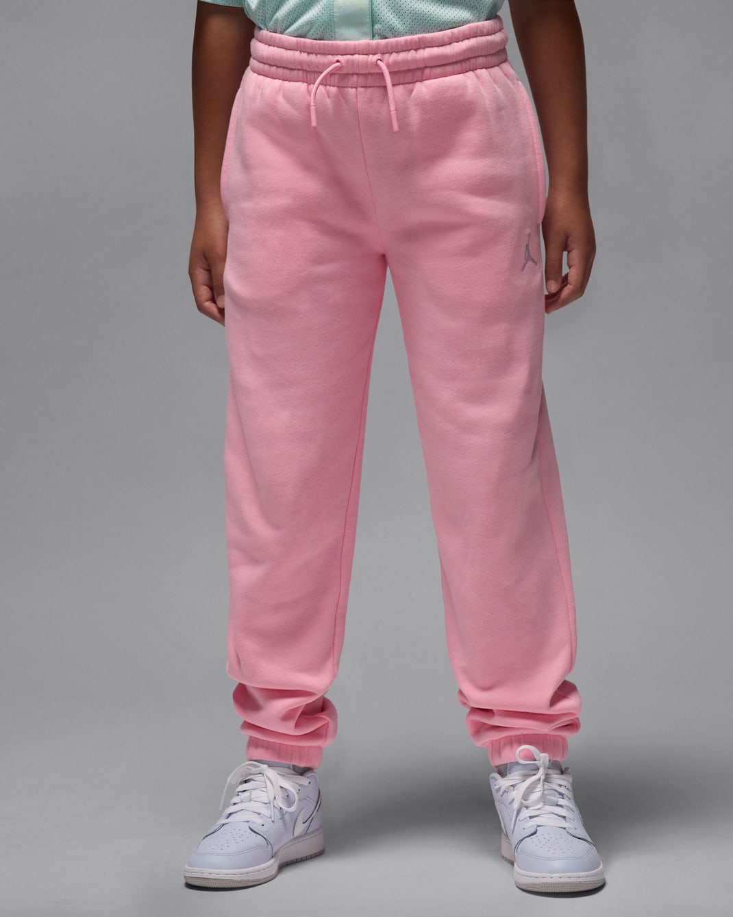 Pants para niños talla grande Jordan Brooklyn Fleece - Rosa suave medio