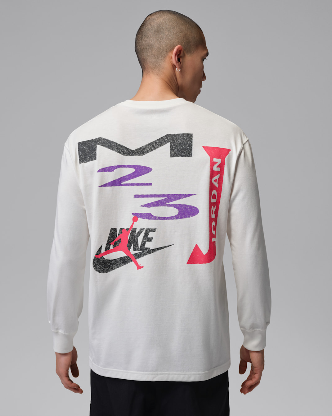 ジョーダン フライト ウィメンズ オーバーサイズド ロングスリーブ Tシャツ - セイル