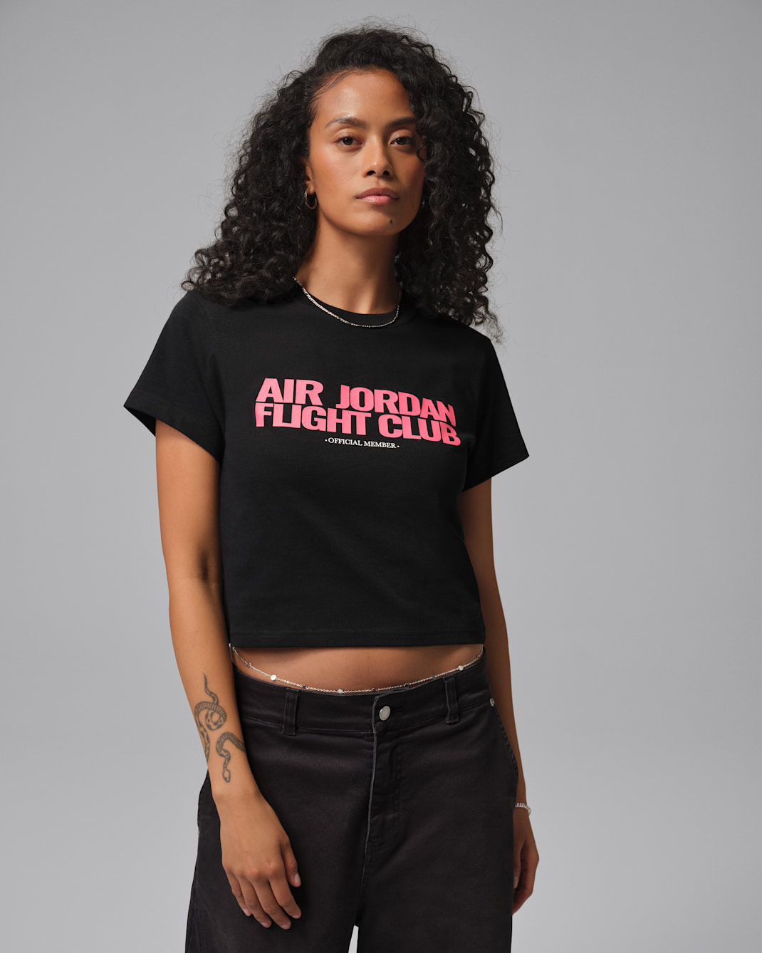 Playera Jordan Flight para mujer - Negro