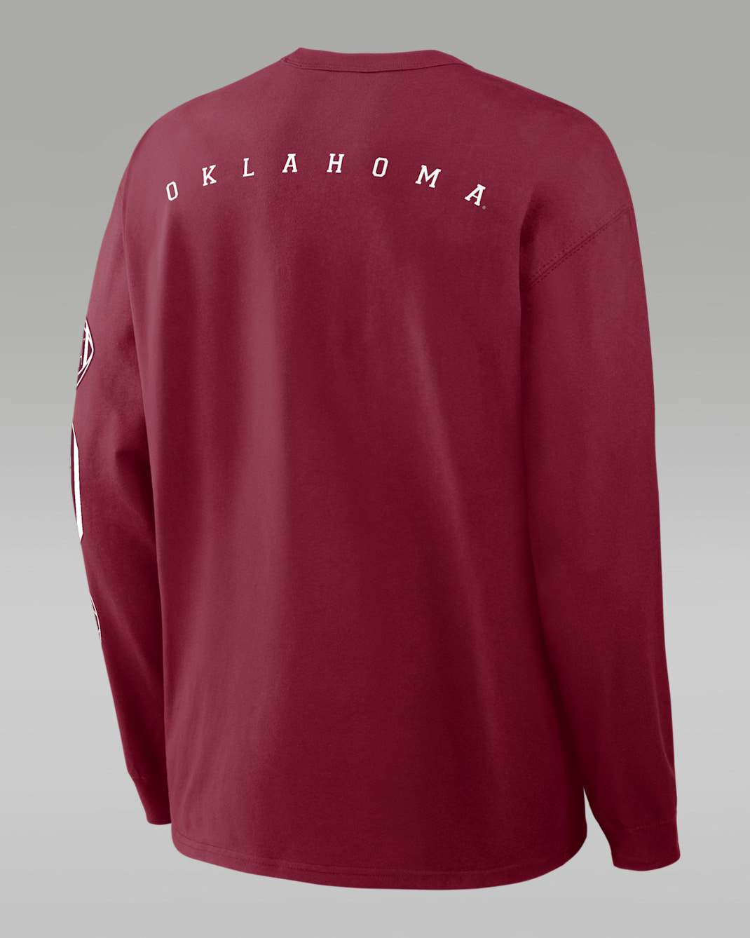 Oklahoma Academic Max90 Pocket Men's Jordan Brand College Long-Sleeve T-Shirt