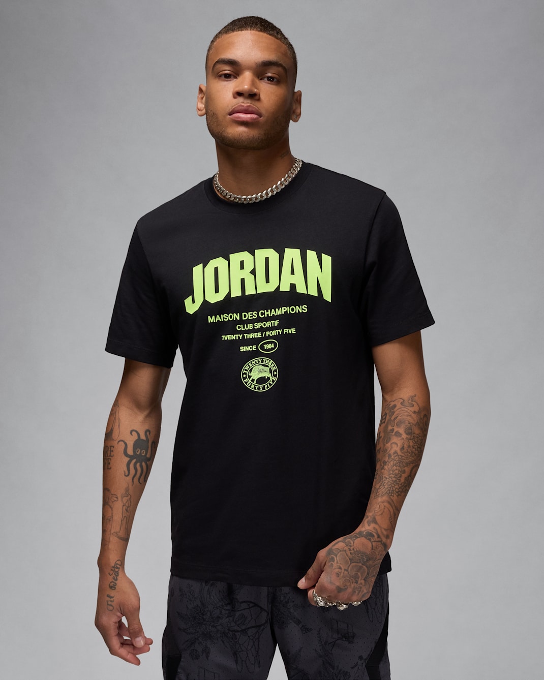 เสื้อยืด Dri-FIT ผู้ชาย Jordan Sport - ดำ