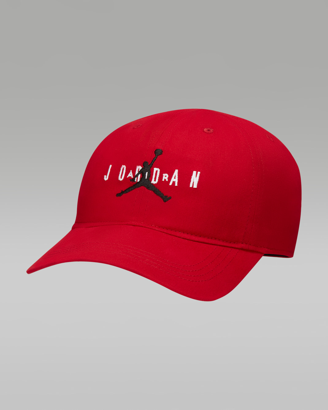 Gorra con visera curva para niños grandes Jordan - Rojo gimnasio