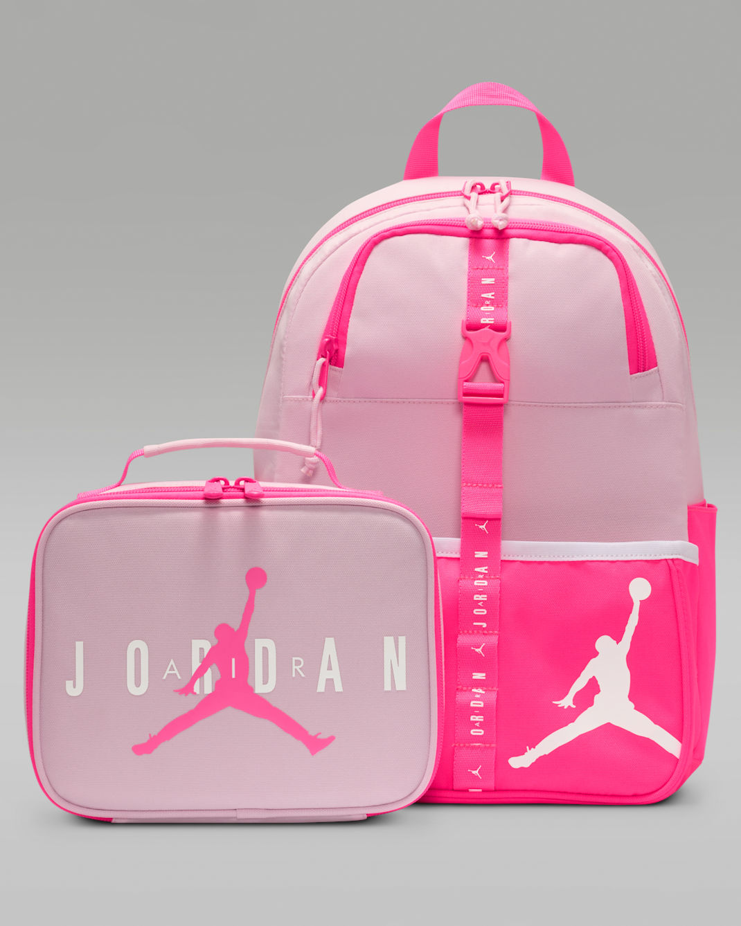 Air Jordan Lunch Backpack Big Kids' Backpack (18L) and Lunch Bag (3L) - Pink Foam