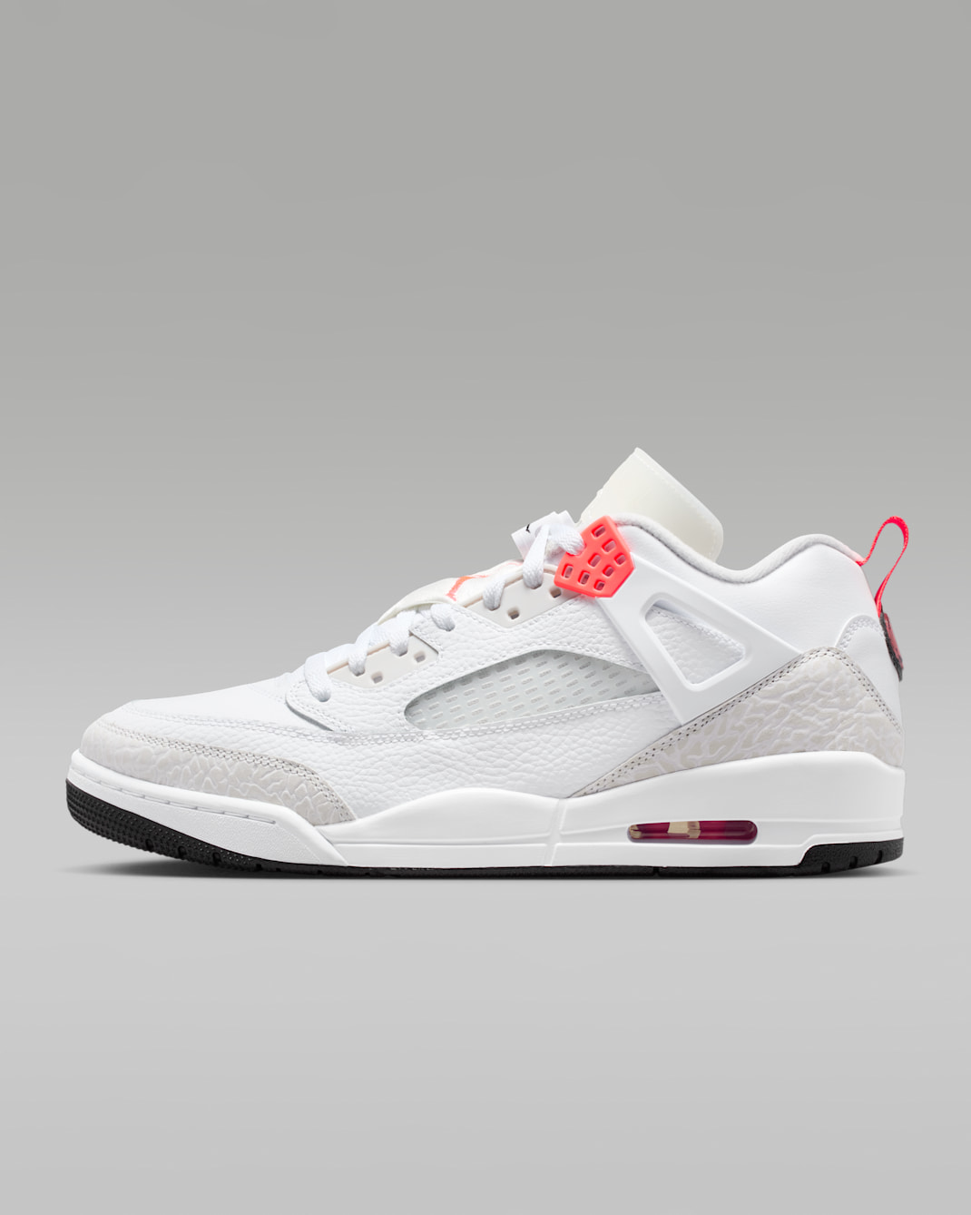 Tenis para hombre Jordan Spizike Low - Blanco/Gris vasto/Negro/Carmesí brillante