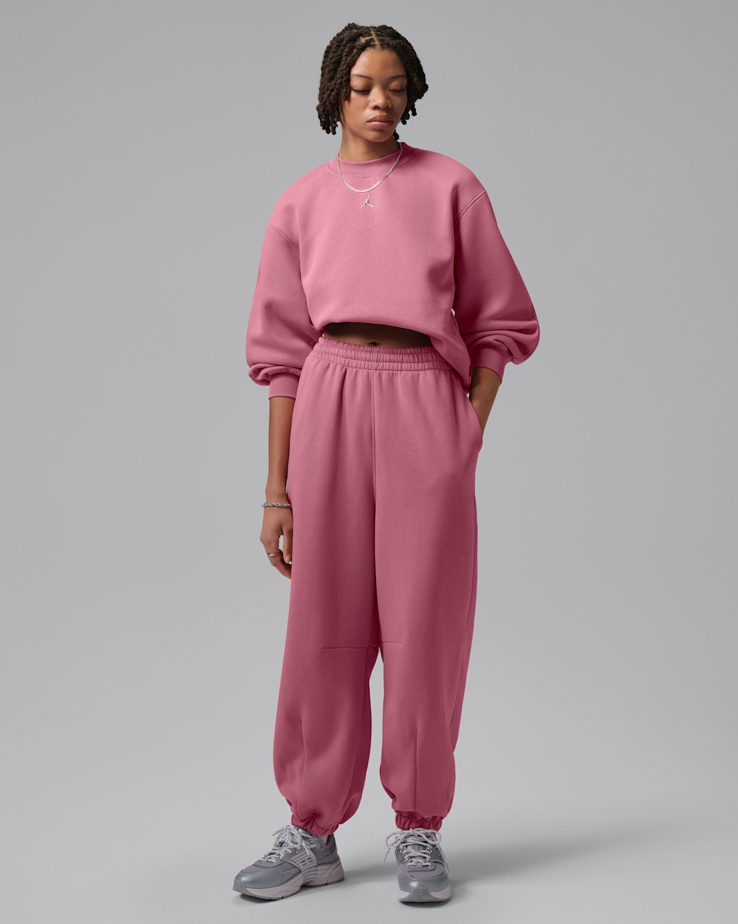 Jordan Brooklyn Women's Fleece Crew-Neck Sweatshirt