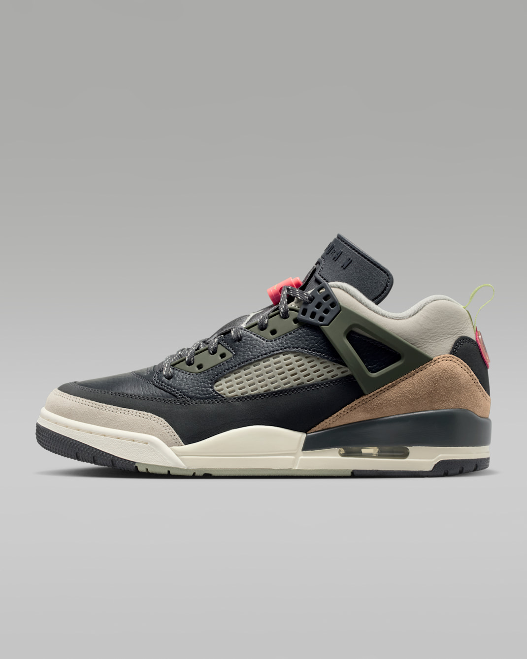 Jordan Spizike Low Men's Shoes - Anthracite/Light Wild Mango/Cargo Khaki/Spruce Fog