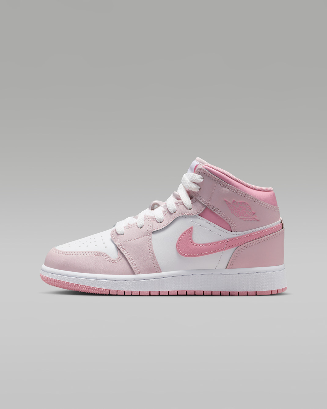 Air Jordan 1 Mid Zapatillas - Niño/a - Pearl Pink/Blanco/Medium Soft Pink