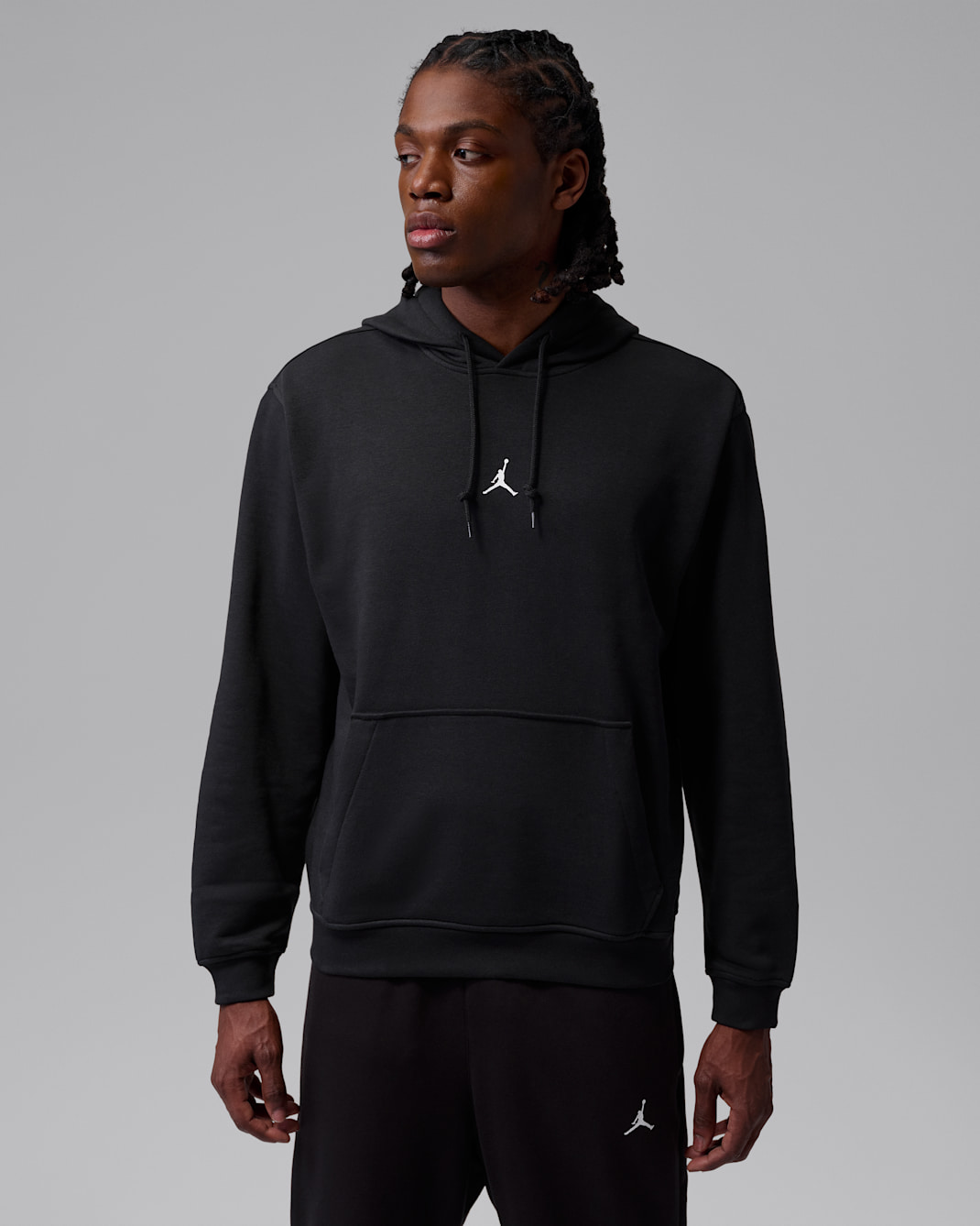 Jordan Sport Crossover Men's Dri-FIT Fleece Pullover Hoodie - Black