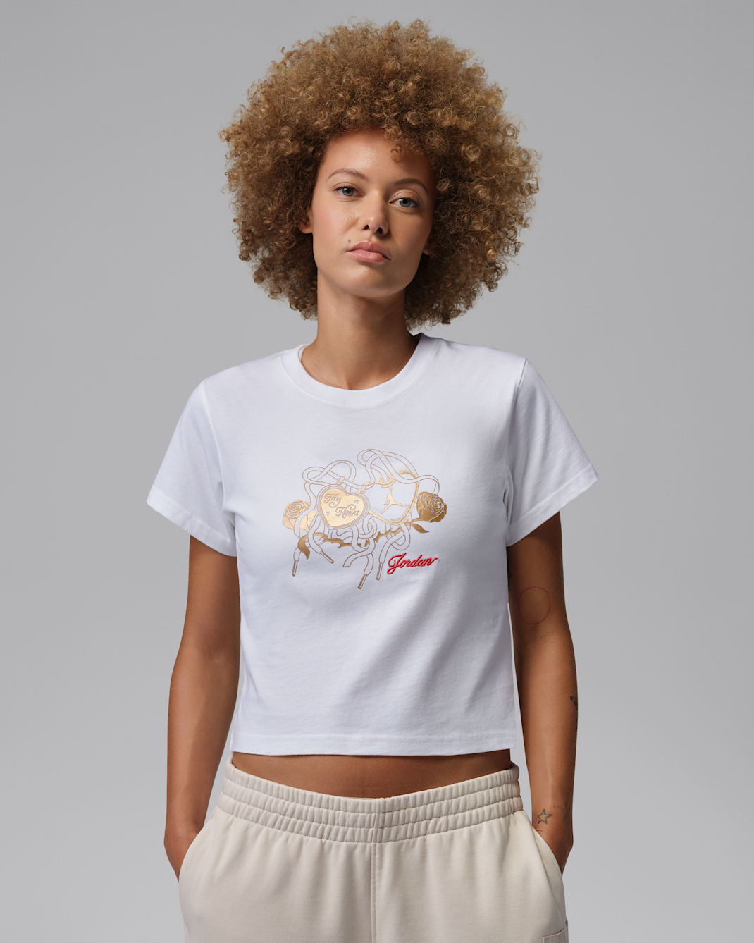 Jordan Brooklyn Women's Graphic T-Shirt - White