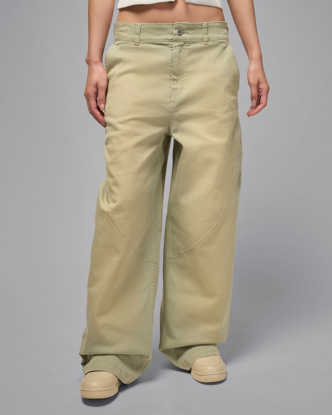 Jordan Flight Pantalón holgado del 91 con perneras anchas - Mujer - Medium Khaki