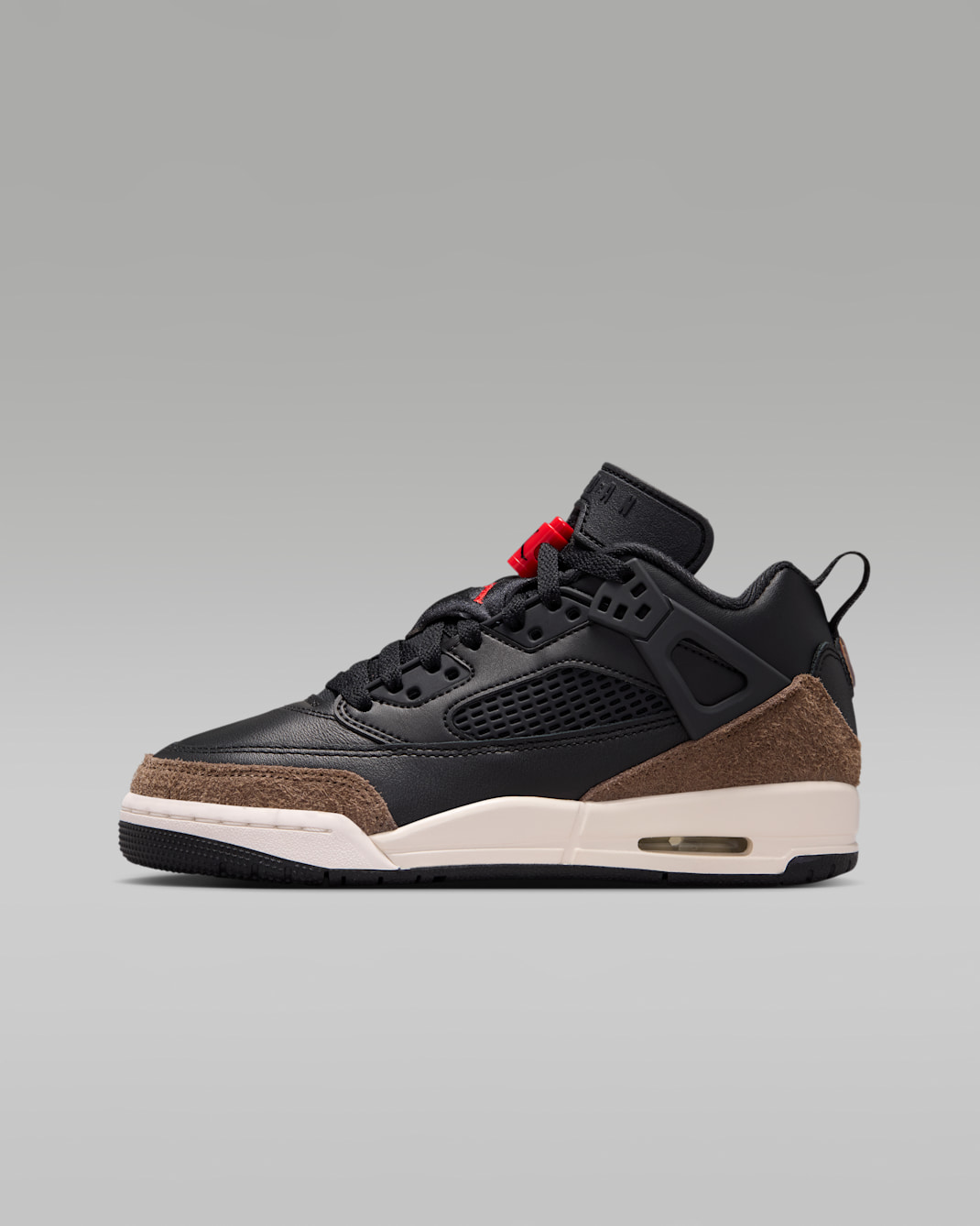 Jordan Spizike Low cipő nagyobb gyerekeknek - Fekete/Palomino/Phantom/University Red