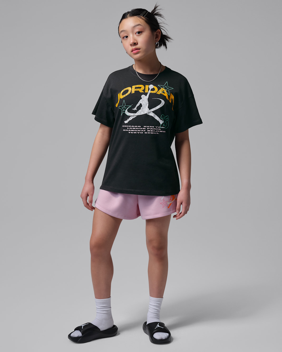 Jordan Big Kids' Geo World Tour T-Shirt