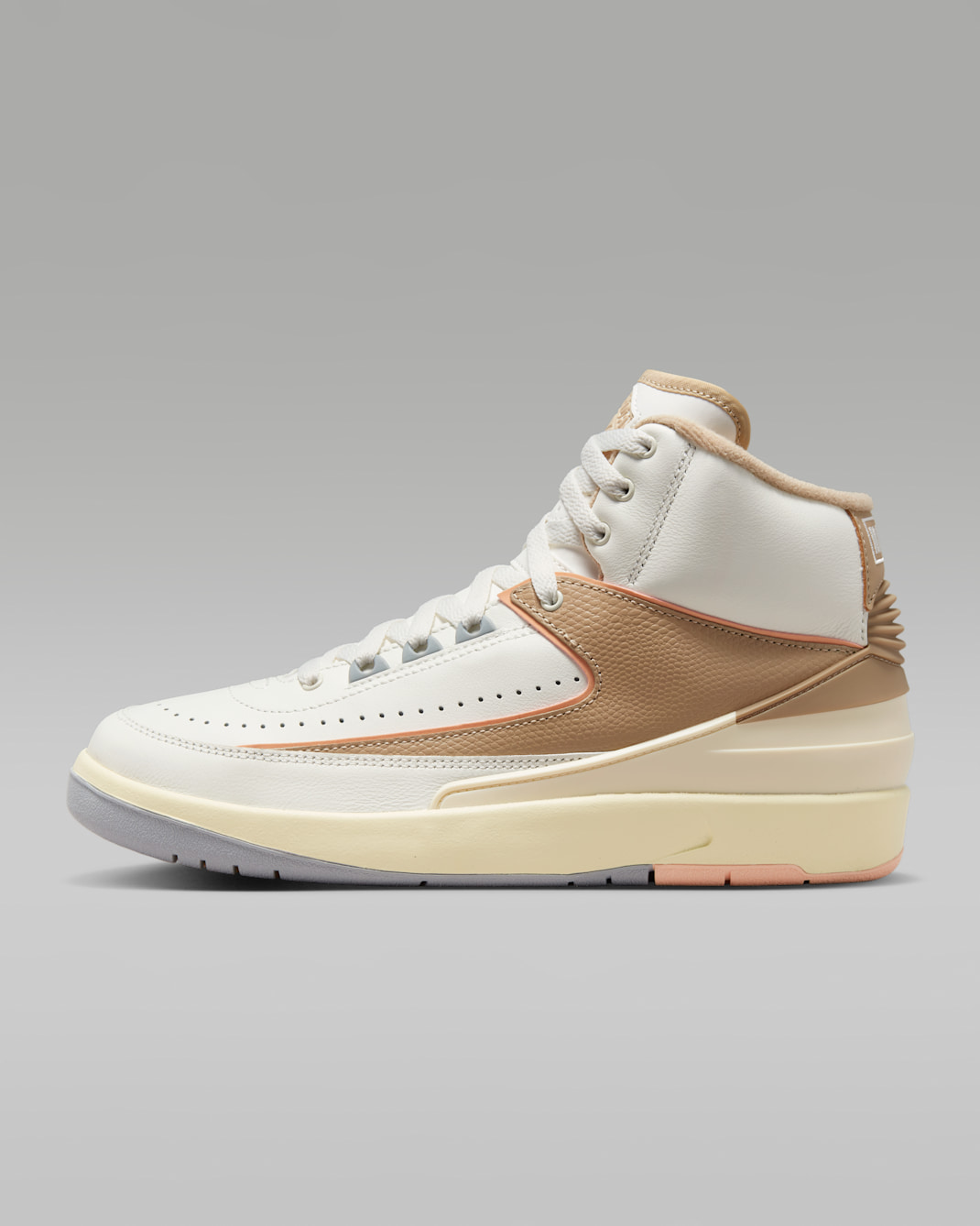 Air Jordan 2 Retro Women's Shoes - Sail/Sunset Haze/Muslin/Desert