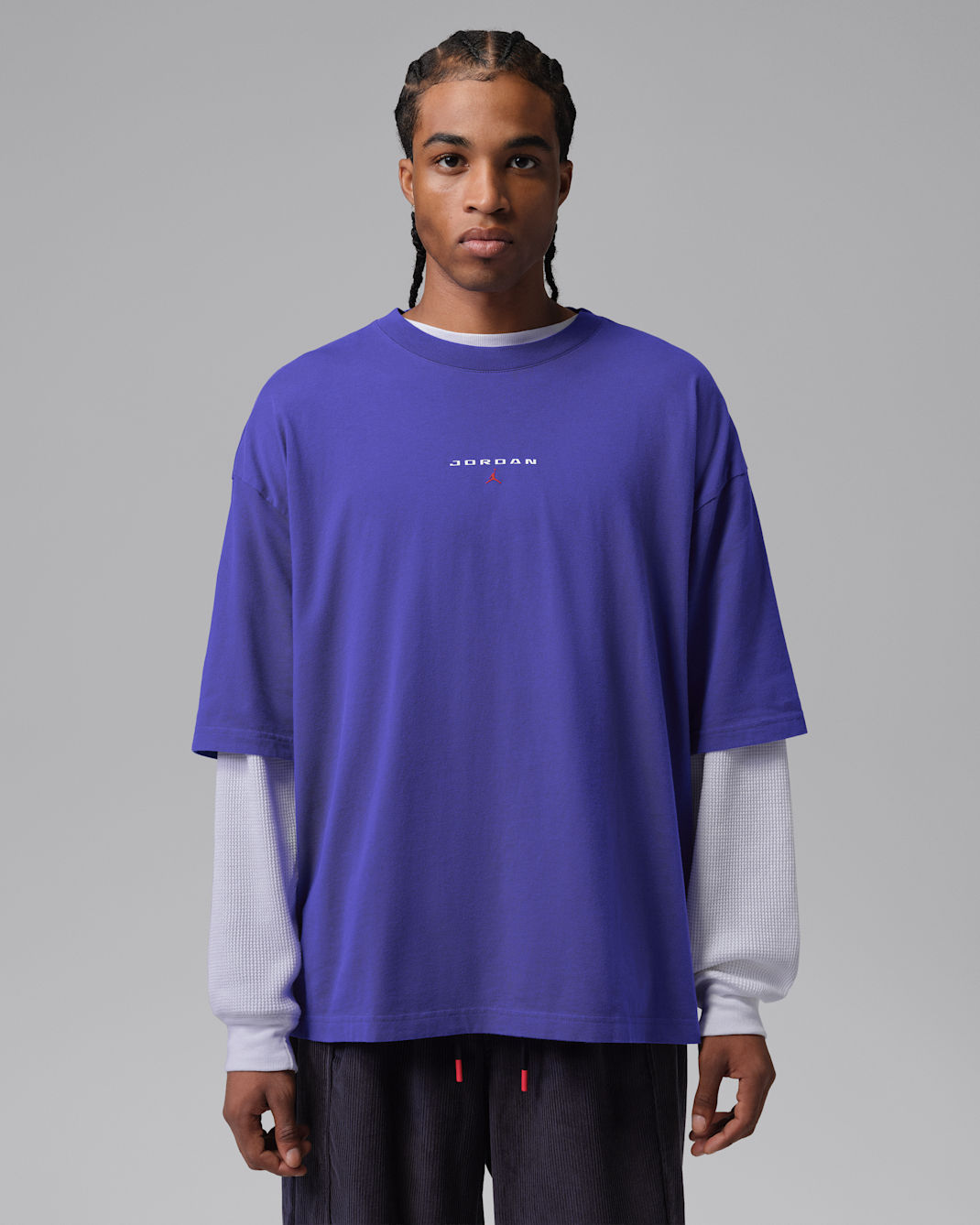 Playera oversized con parche para hombre Jordan Flight Essentials - Concordia claro