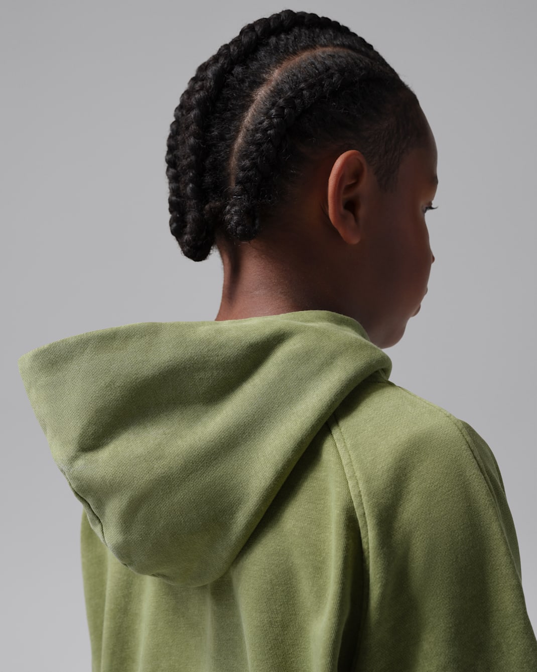 Jordan Big Kids' Acid Wash French Terry Pullover Hoodie