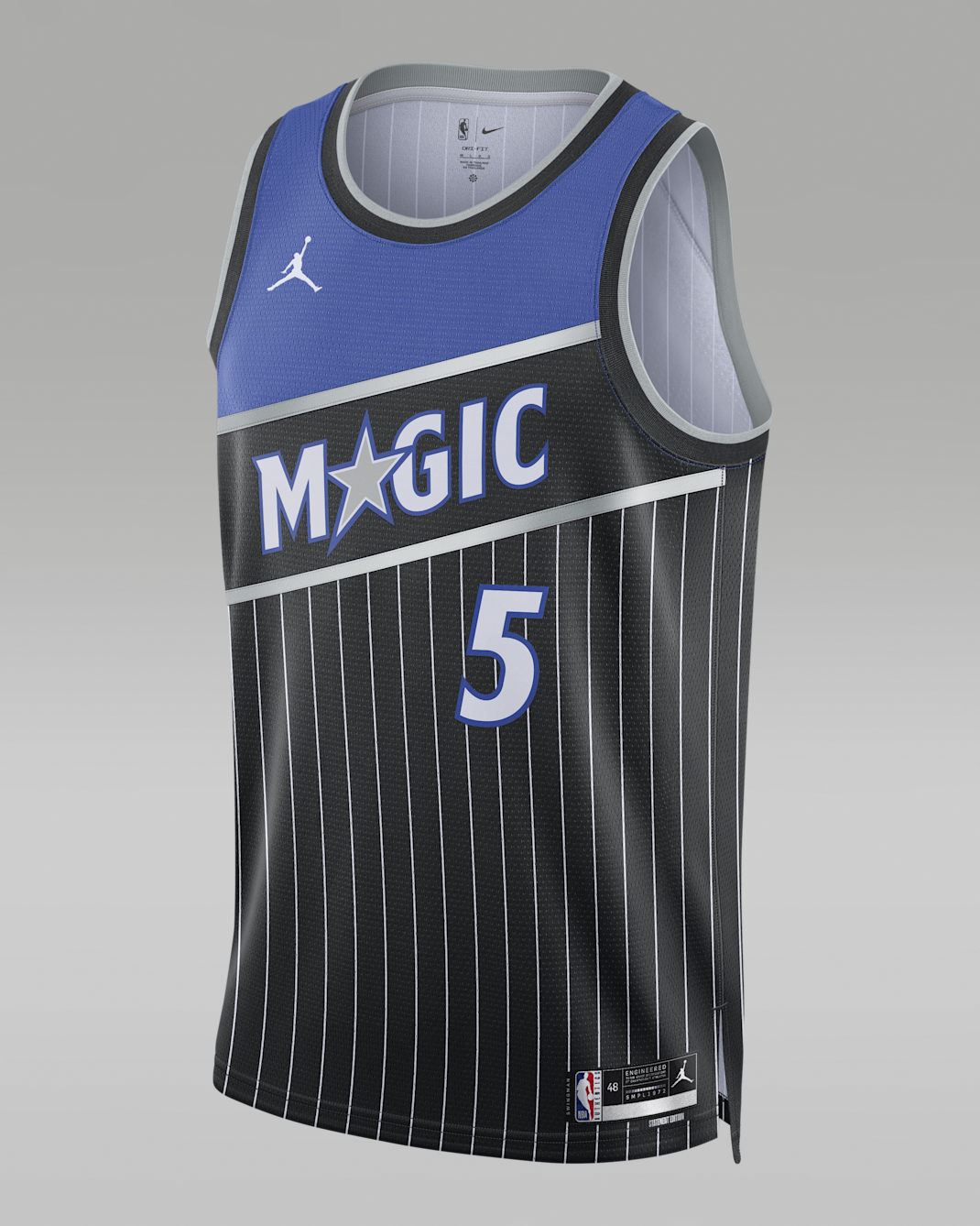 Orlando Magic 2025/26 Statement Edition Men's Nike Dri-FIT NBA Swingman Jersey - Black