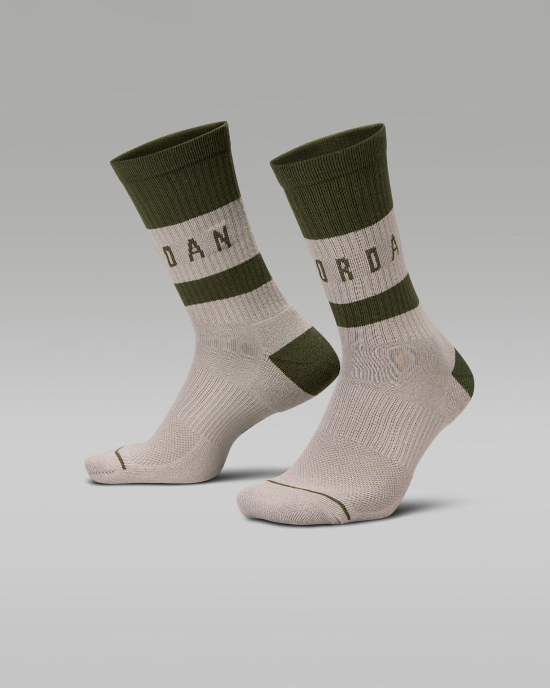 Calcetas acolchadas Jordan - Piedra enigma/Caqui militar/Caqui militar