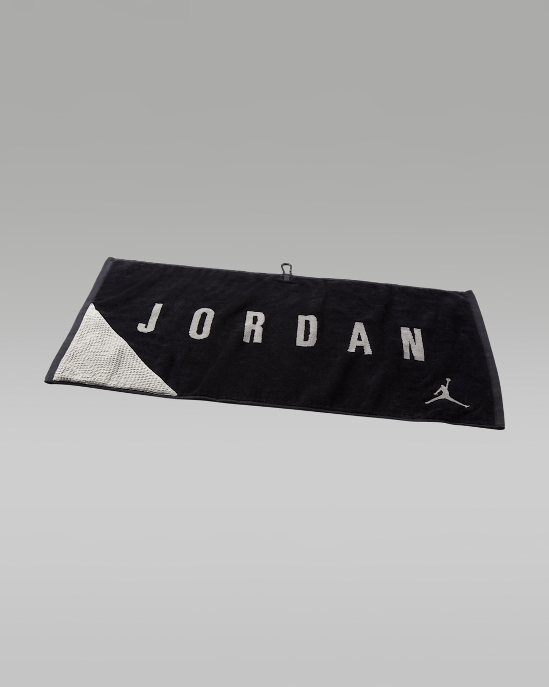 Jordan Utility Golf Towel - Black/Medium Grey/Medium Grey