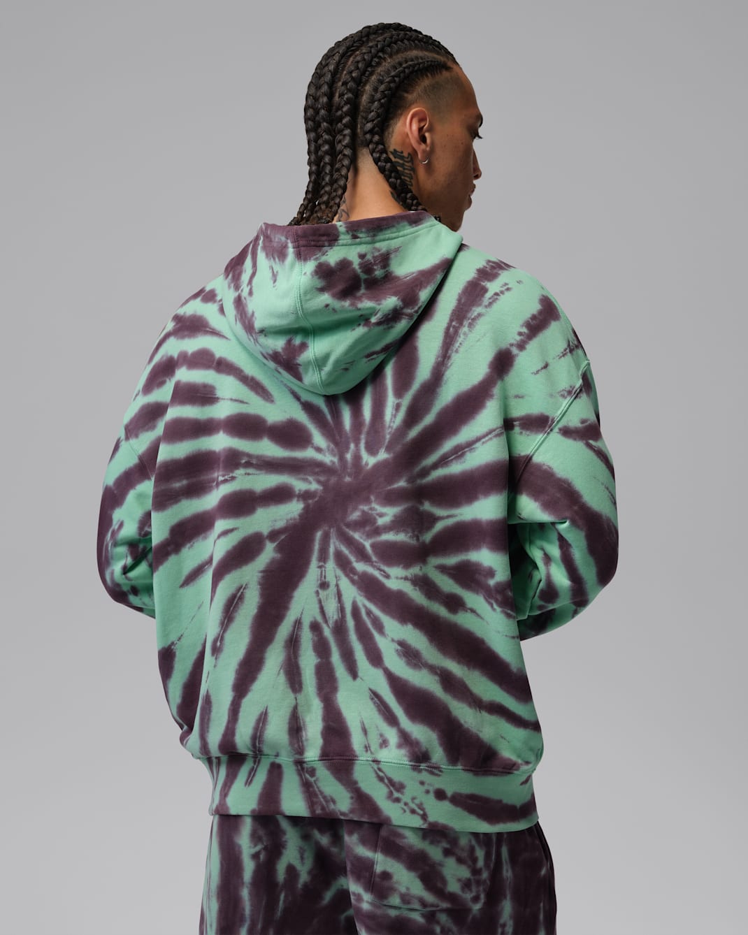 Jordan Brooklyn Fleece Men's Tie-Dye Pullover Festival Hoodie
