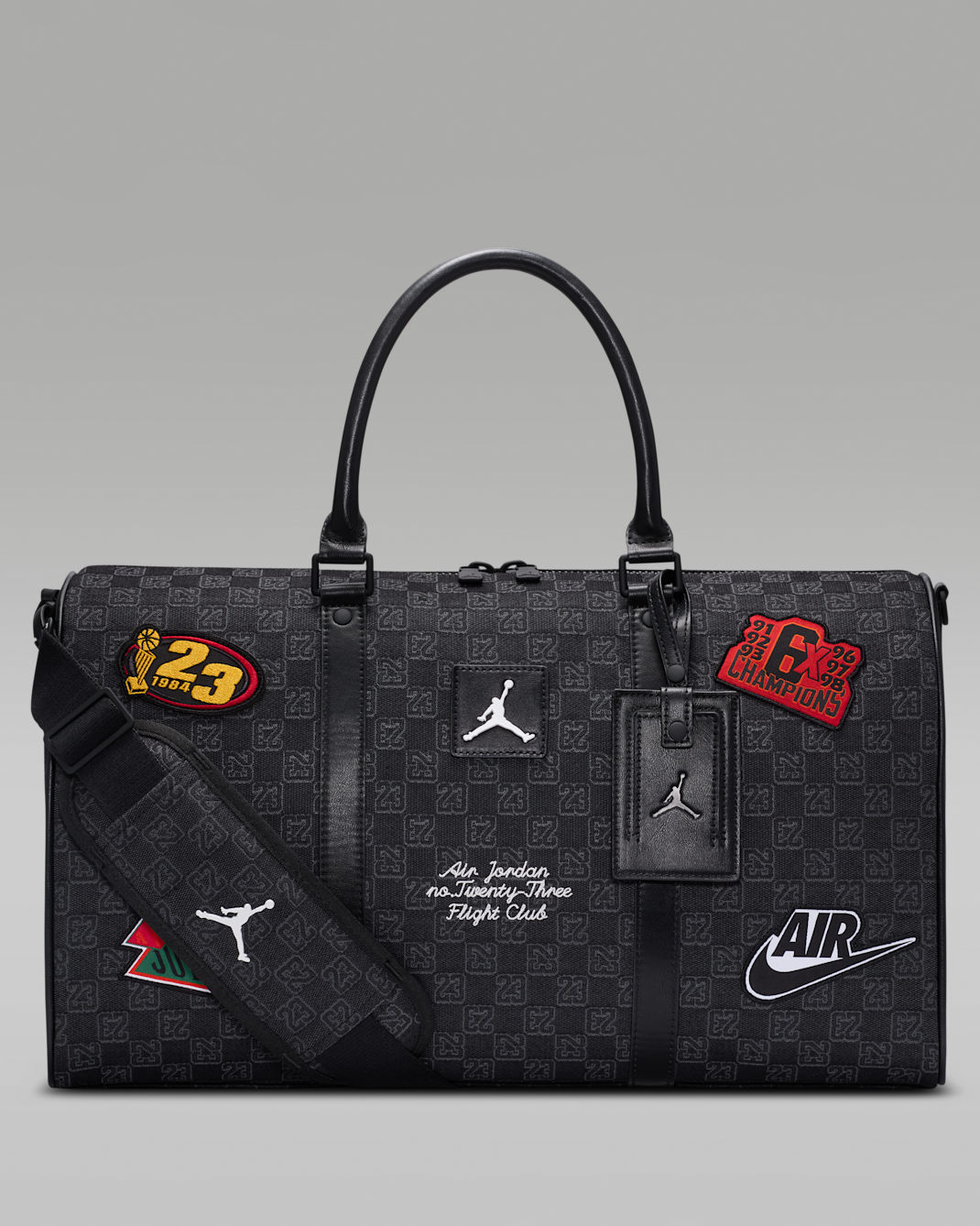 Maleta duffel con monograma (25 L) Jordan - Negro