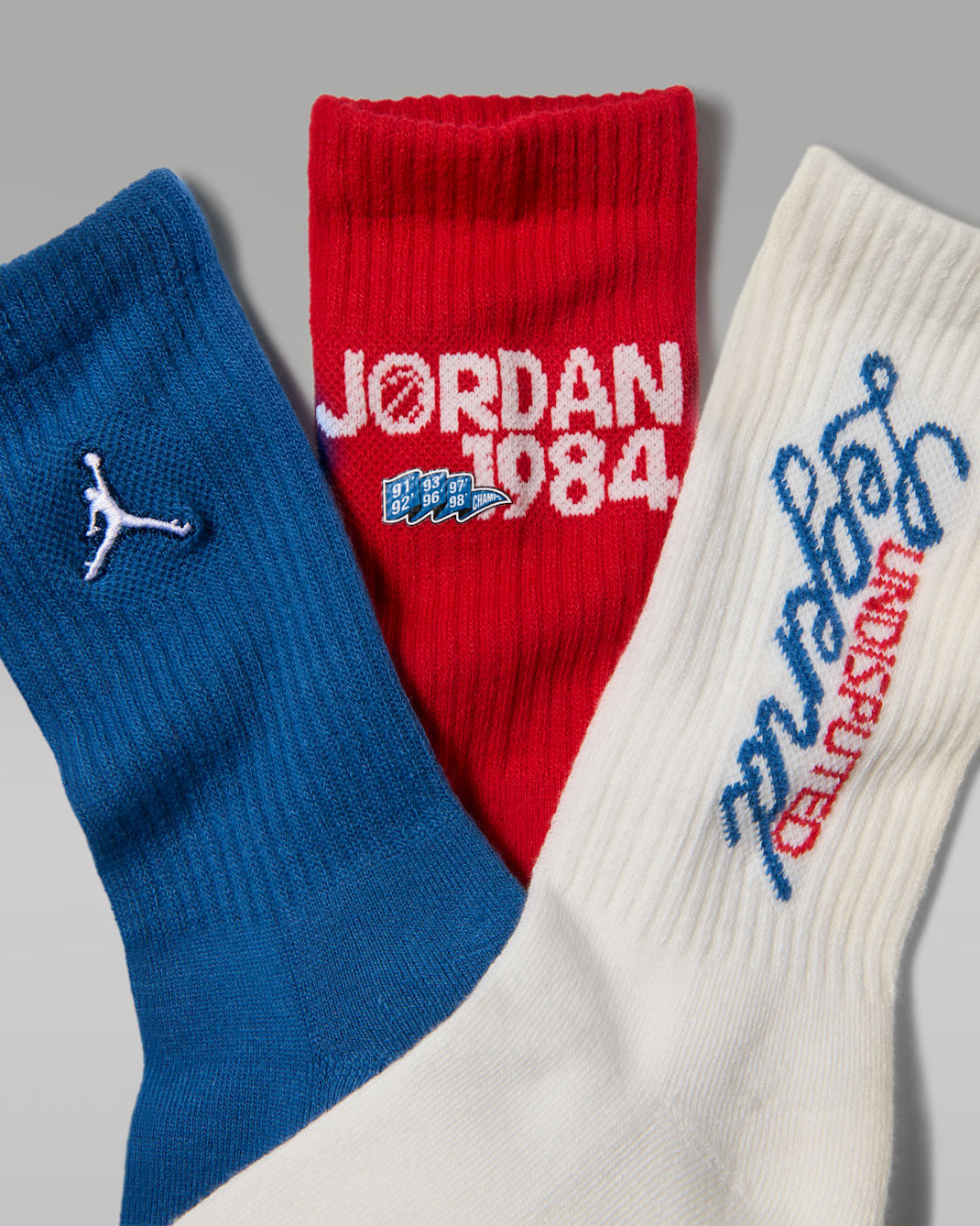Jordan Kids' Americana Crew Socks (3 Pairs)