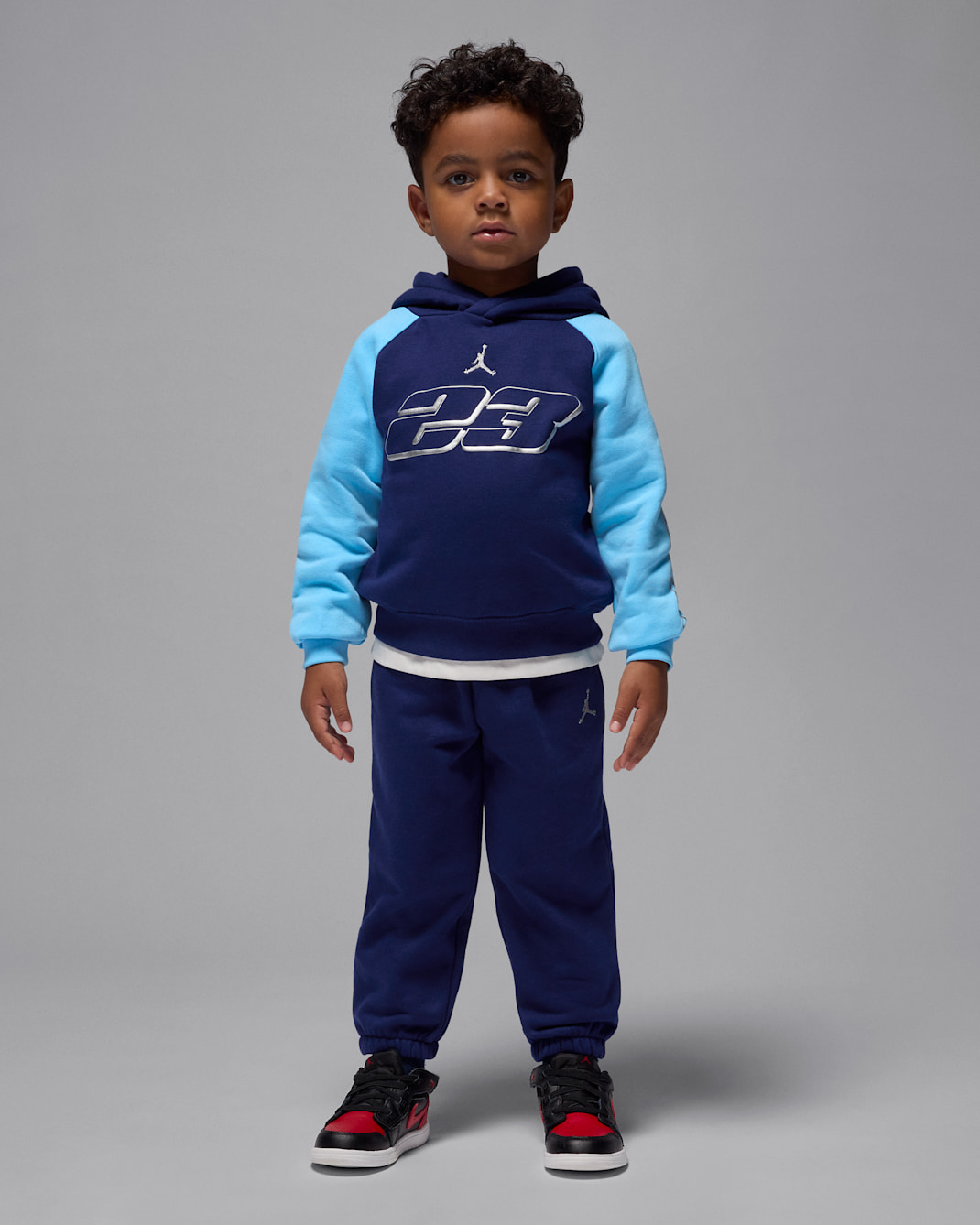 Jordan Mountainside Toddler 2-Piece Fleece Pullover Hoodie Set - Blue Void