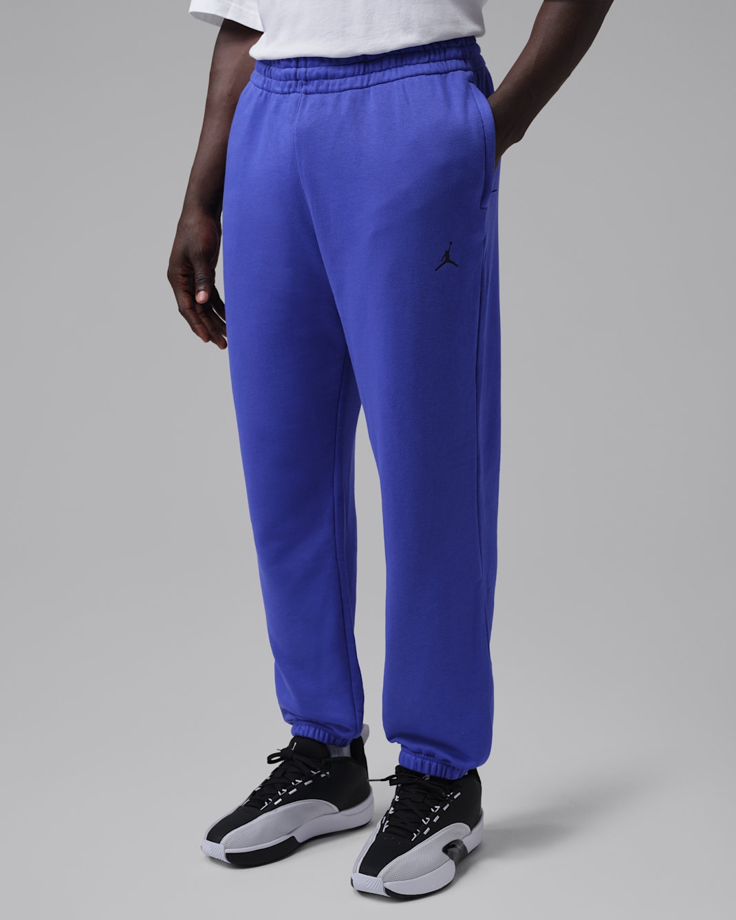 Jordan Sport Crossover Men's Dri-FIT Fleece Trousers - Light Concord
