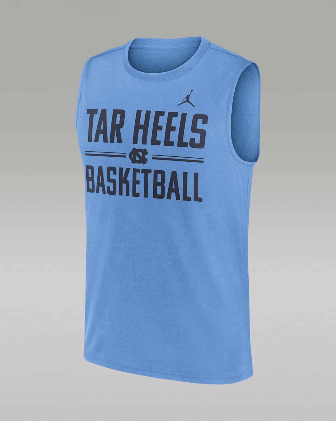 North Carolina Courtside Men's Jordan Brand Dri-FIT College Sleeveless T-Shirt