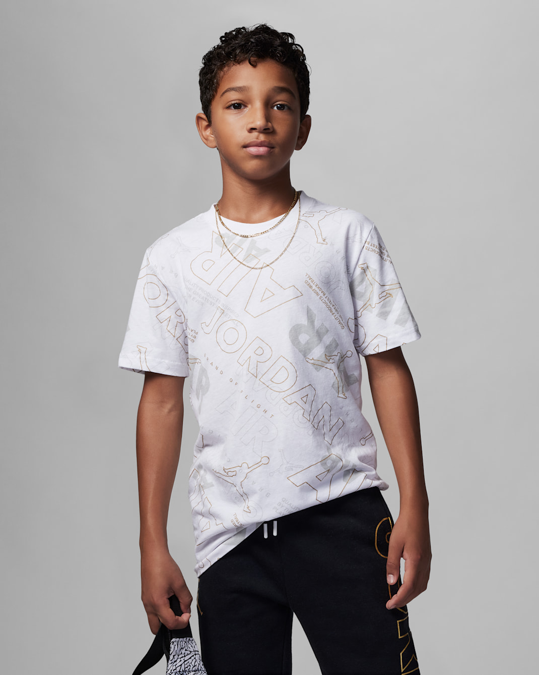 Jordan Golden Flight Printed Tee Camiseta - Niño/a - Blanco