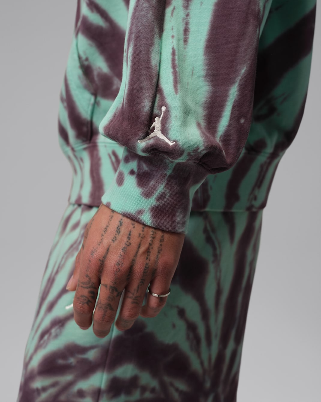 Jordan Brooklyn Fleece Men's Tie-Dye Pullover Festival Hoodie