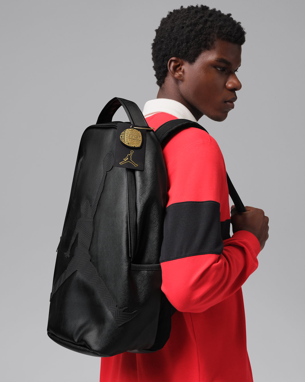 Jordan 6 Rings Sole Tread Backpack (26L) - Black