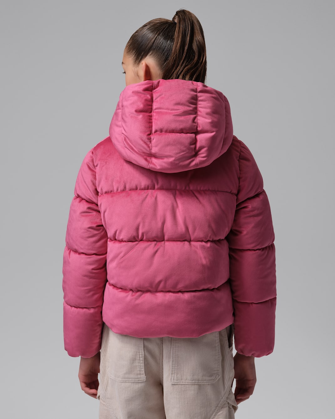 Jordan Big Kids' Velvet Puffer Jacket