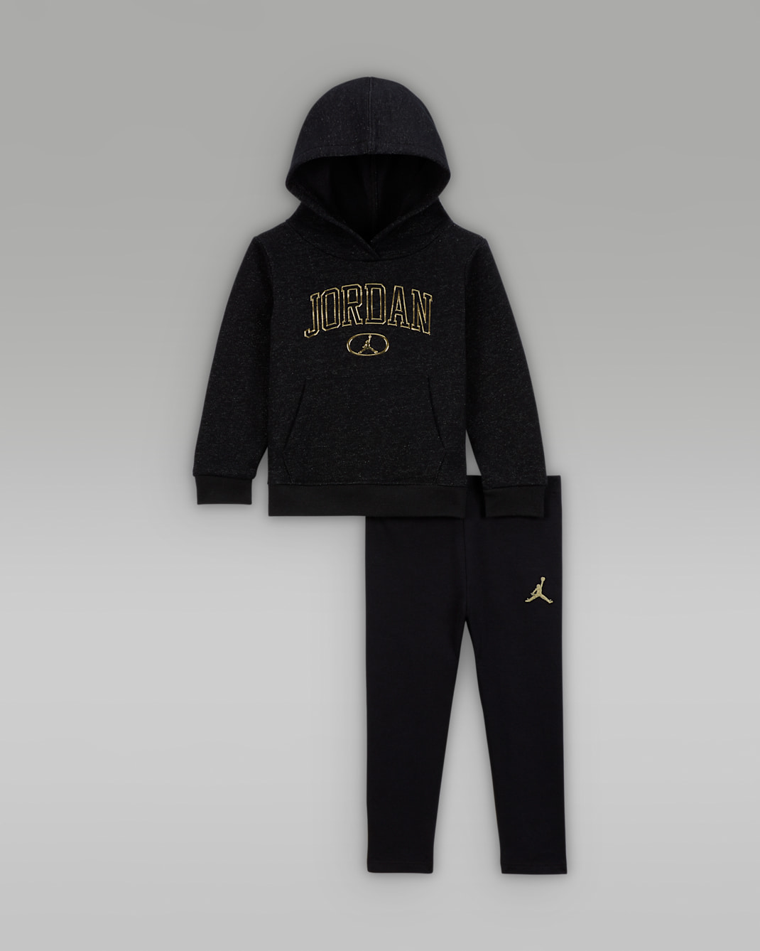 Ensemble deux pièces avec legging Jordan Dri-FIT « See Me Shine » pour bébé (12 - 24 mois) - Noir