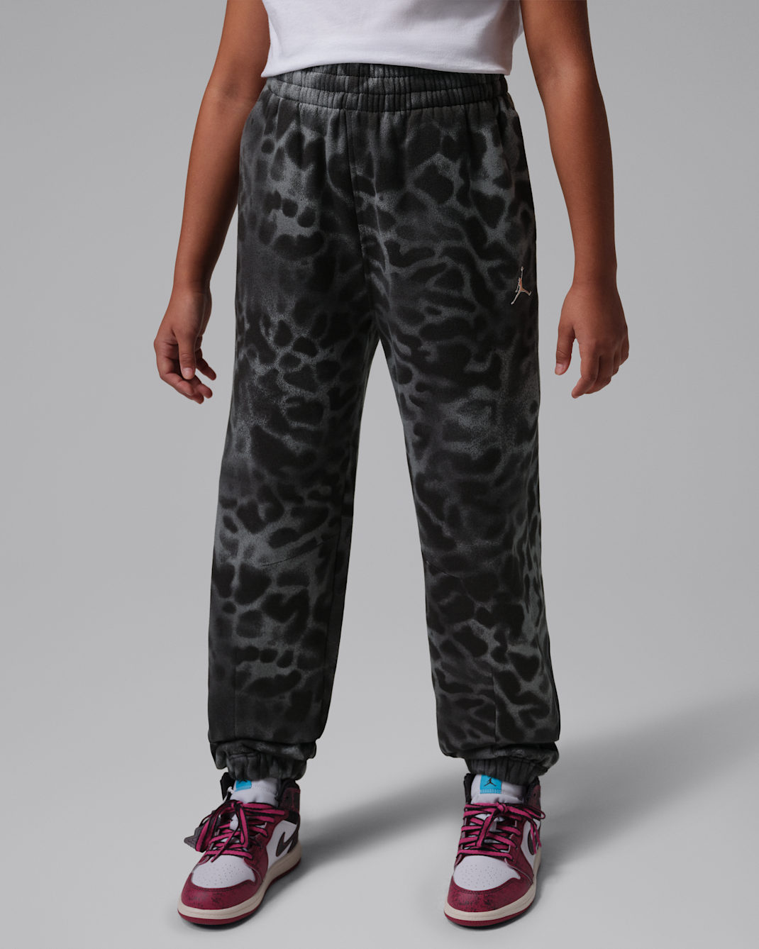 Jordan Brooklyn Fleece Big Kids' Jogger Pants - Anthracite