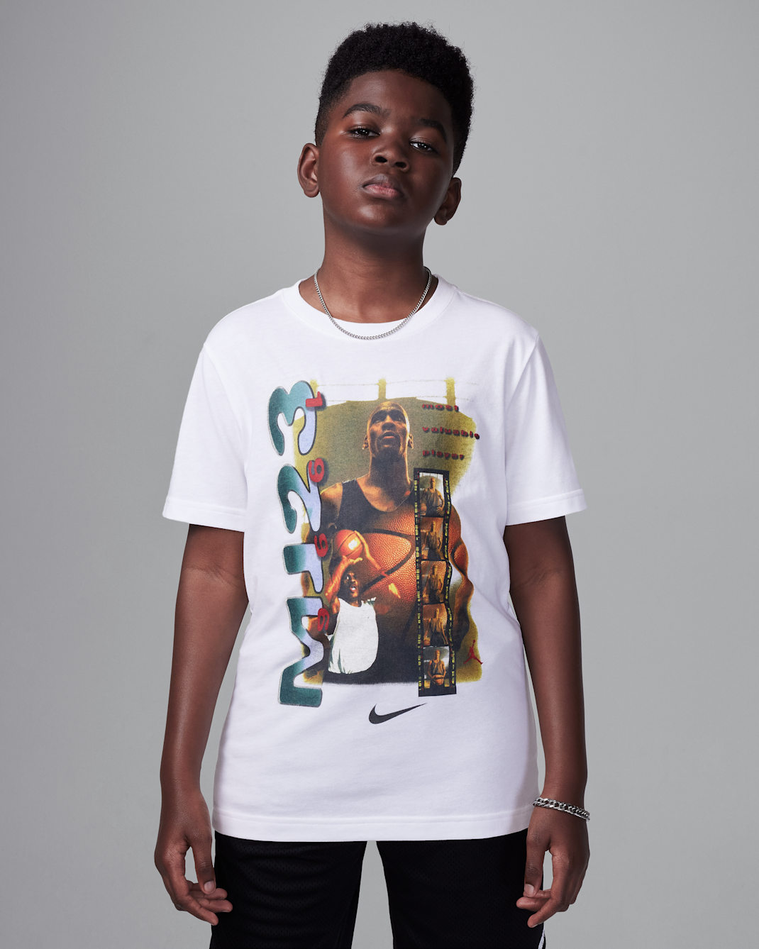 Jordan Older Kids' MJ 23 1996 T-Shirt - White