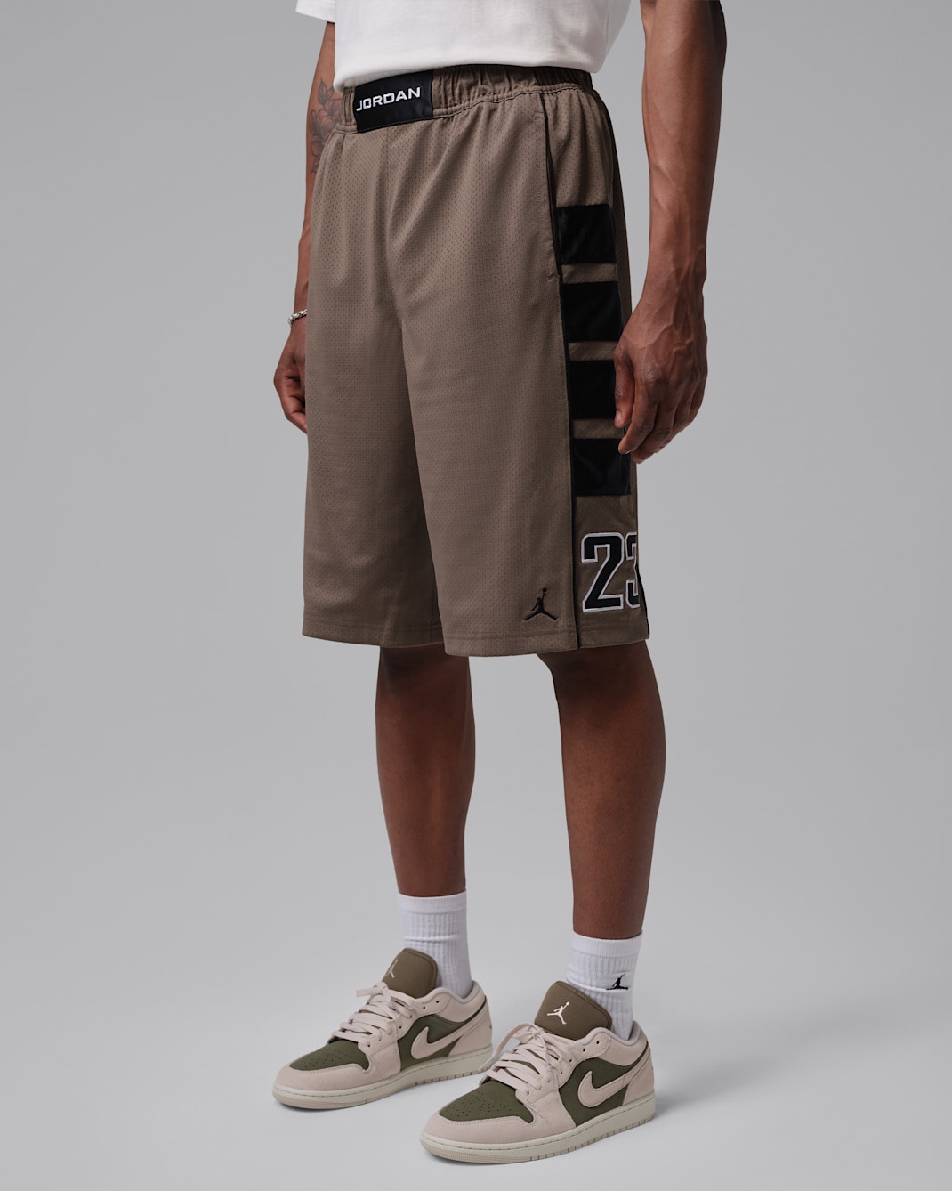 Jordan Brooklyn Mesh Cat Scratch Shorts (Herren) - Palomino/Schwarz/Schwarz/Schwarz