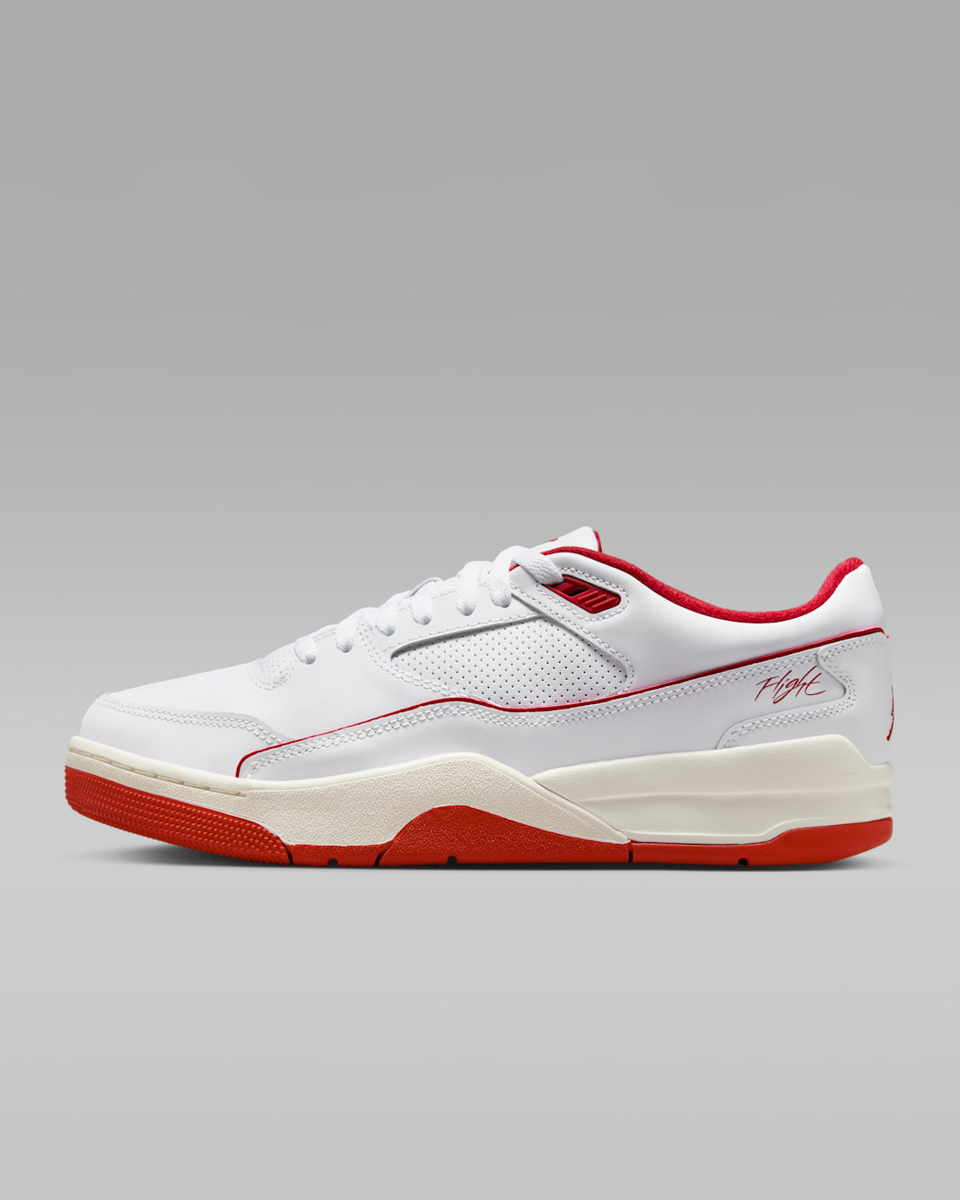 Jordan Flight Court Men's Shoes - White/Sail/Black/Varsity Red