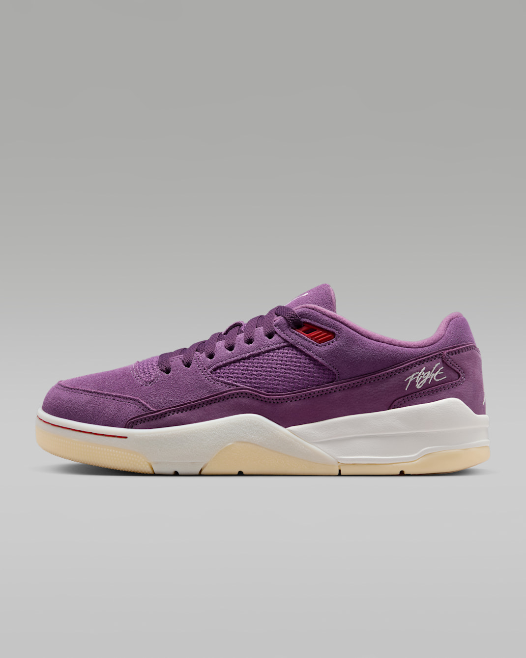 Jordan Flight Court-sko til mænd - Vintage Purple/Muslin/Varsity Red/Sail