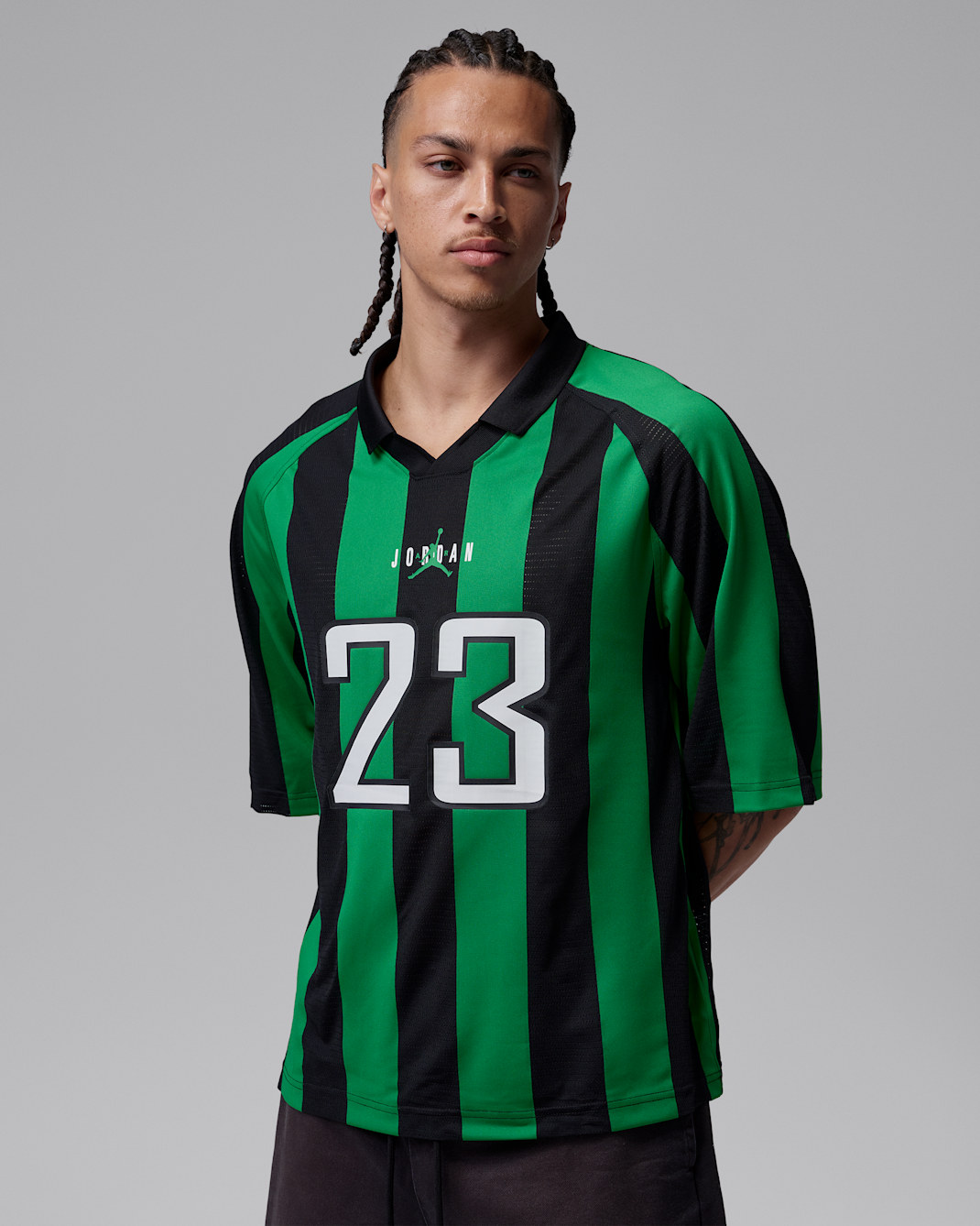 Jordan Brooklyn Men's Terrace Top - Lucky Green/Black/Lucky Green